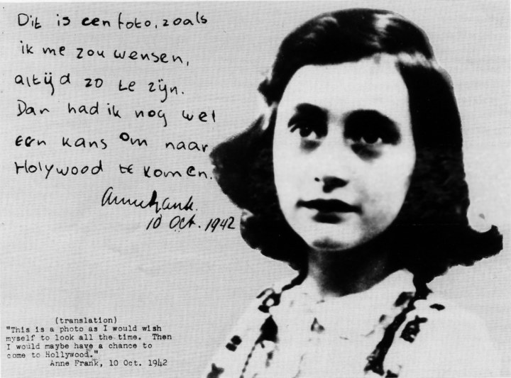 Anne Frank, im Oktober 1942.